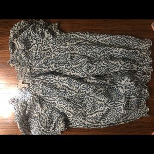 Joie Paisley peasant blouse small